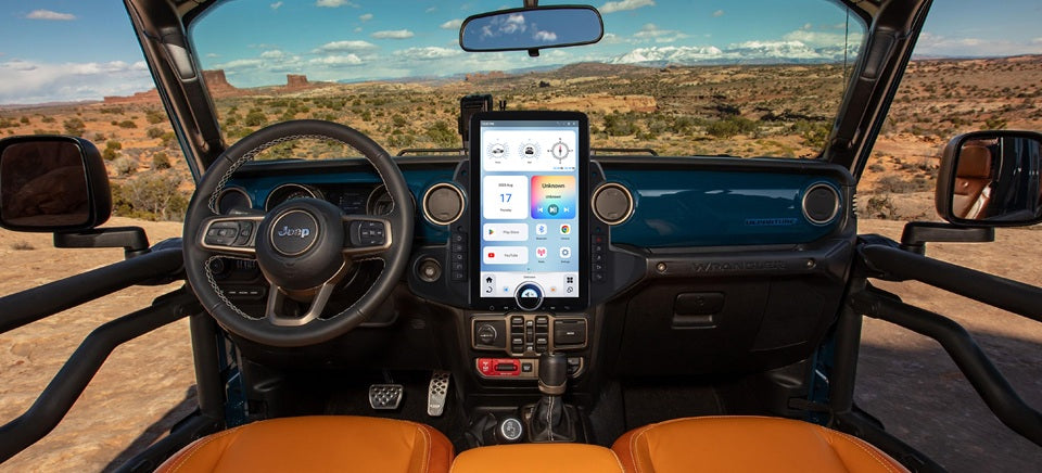 T-Style XL Radio for 2018-2021 Jeep Wrangler or Gladiator