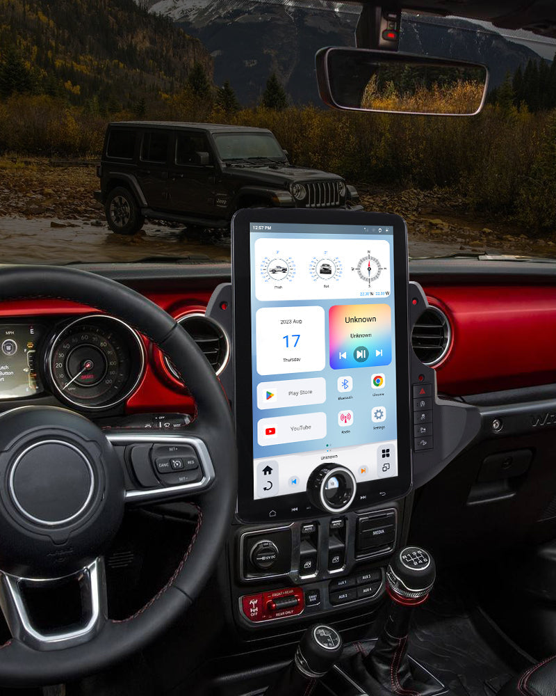 Upgrading the 2018-2021 Jeep JL/Gladiator with a 15.6“ XL "T" Style Radio