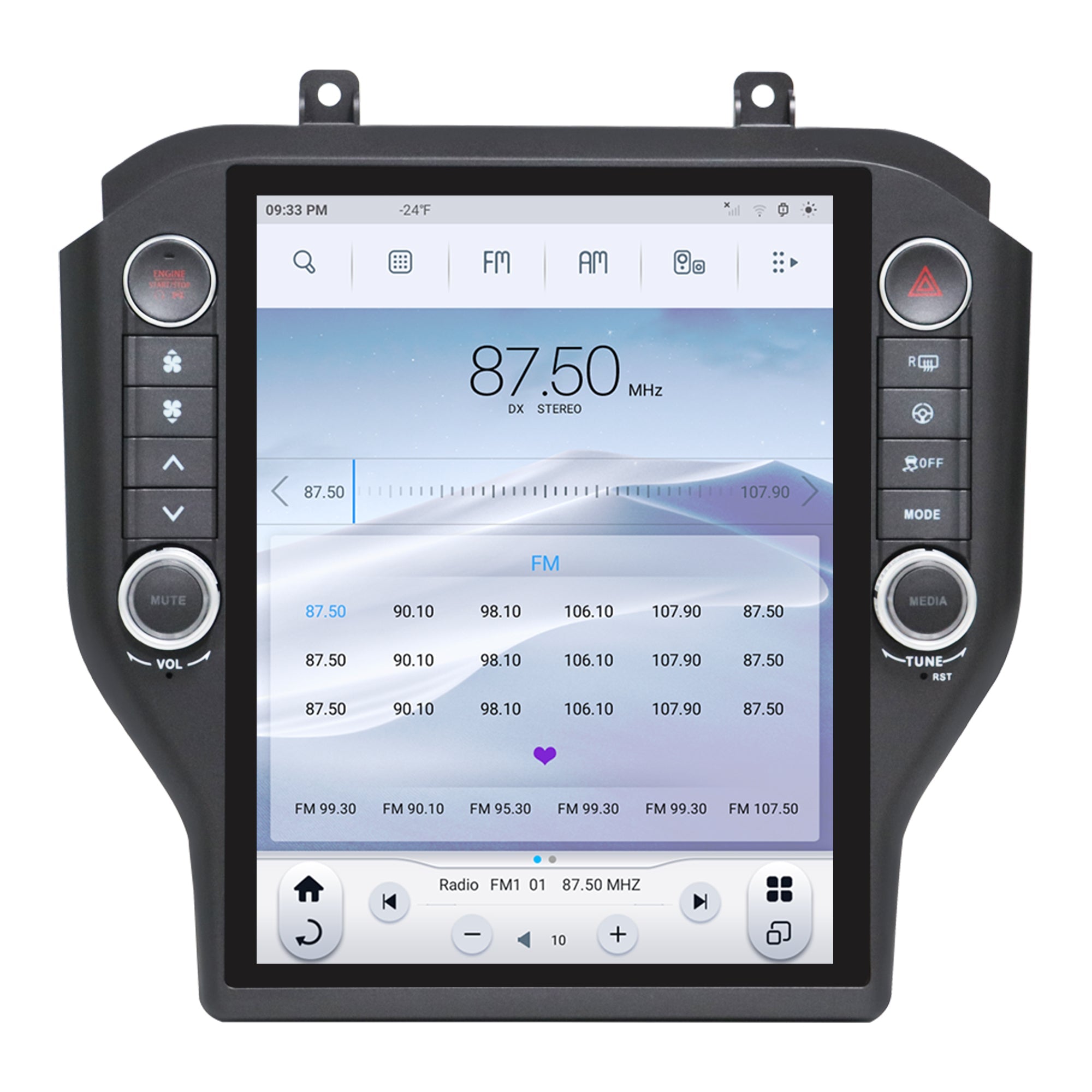 Gen 6 T-Style Car Radio for 2015-2023 Ford Mustang