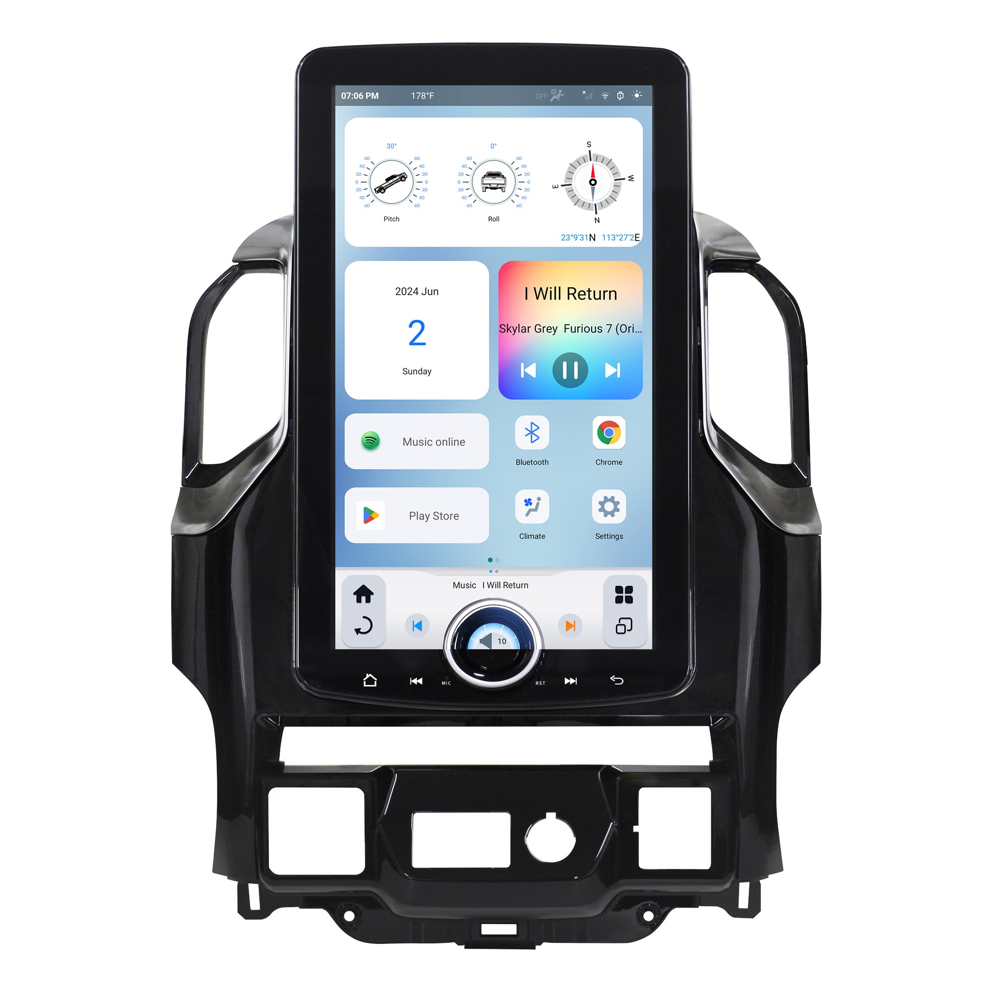 LINKSWELL 15.6" XL T-Style Vertical Big Screen Upgrade Car Radio for Silverado Silverado & GMC Sierra 2019-2024 Android 11 Fast Boot Auto Stereo 8GB+128GB, Wireless CarPlay & Android Auto, Functional “X” Knob Control,Support SIM Card, Plug & Play