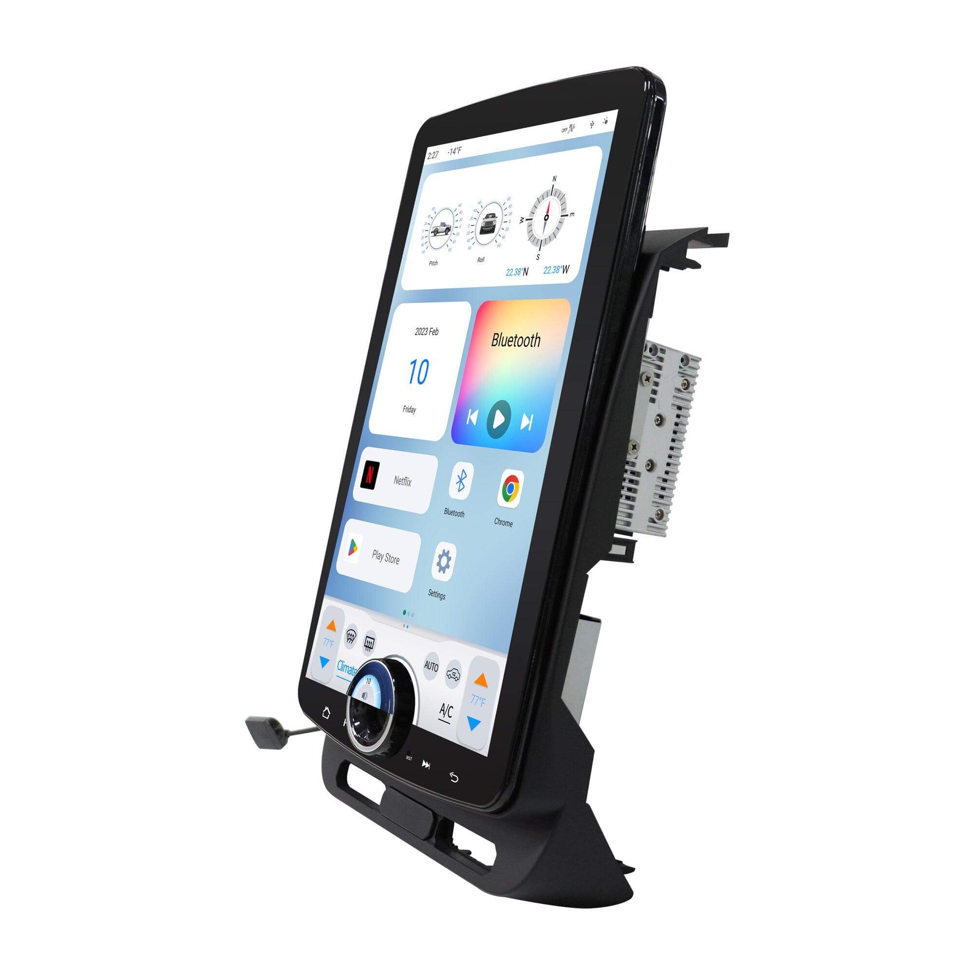 Linkswell 2018-22 Ford Expedition XL “T”-Style Car Radio side picture