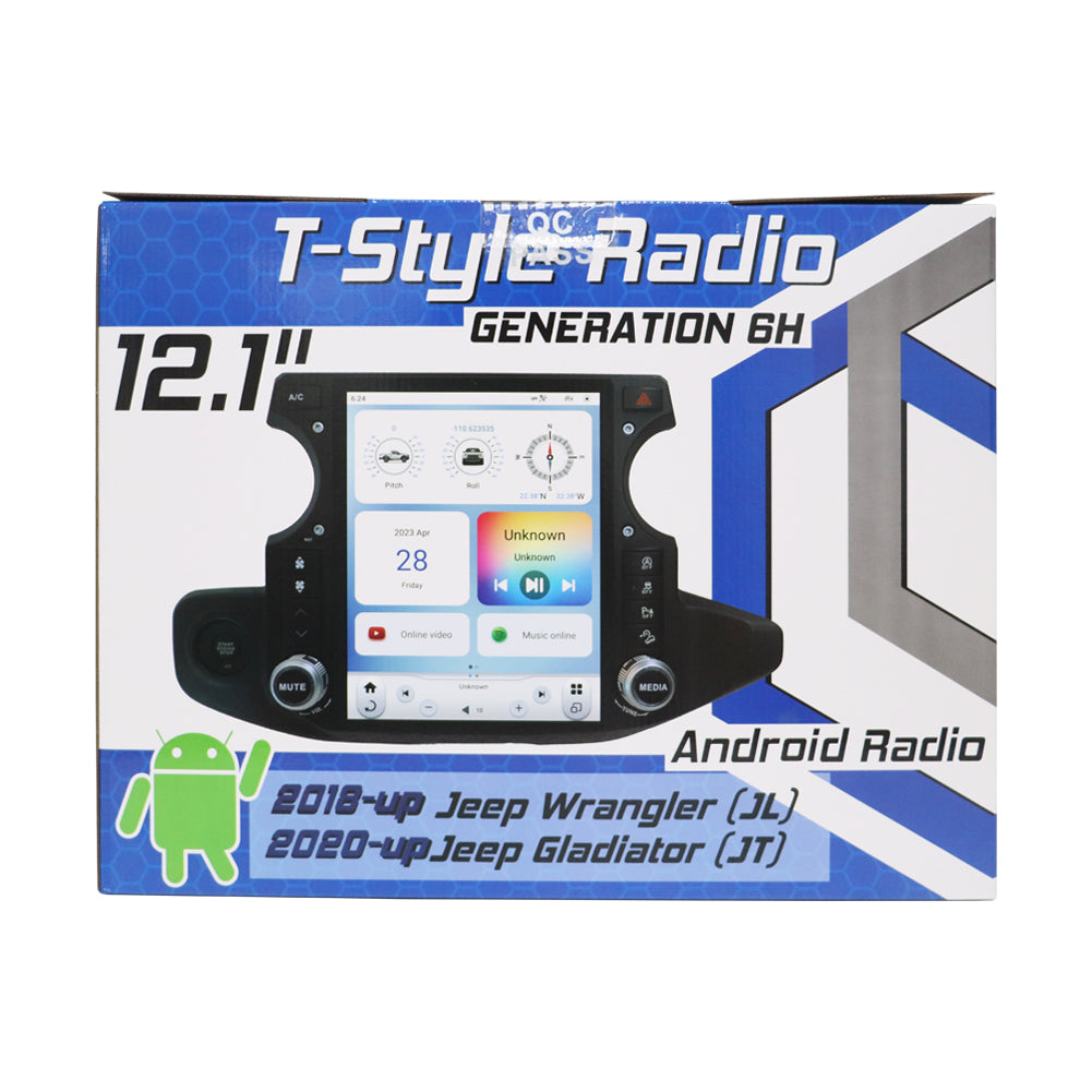 Linkswell 2018-2021 Jeep JL/Gladiator T-Style Gen 6 Car Radio Packaging Box