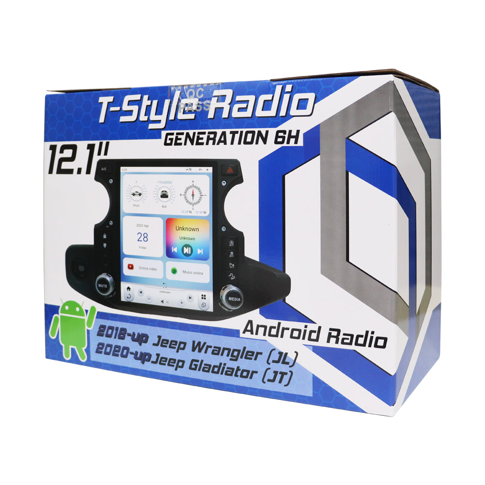 Linkswell 2018-2021 Jeep JL/Gladiator T-Style Gen 6 Car Radio Packaging Box