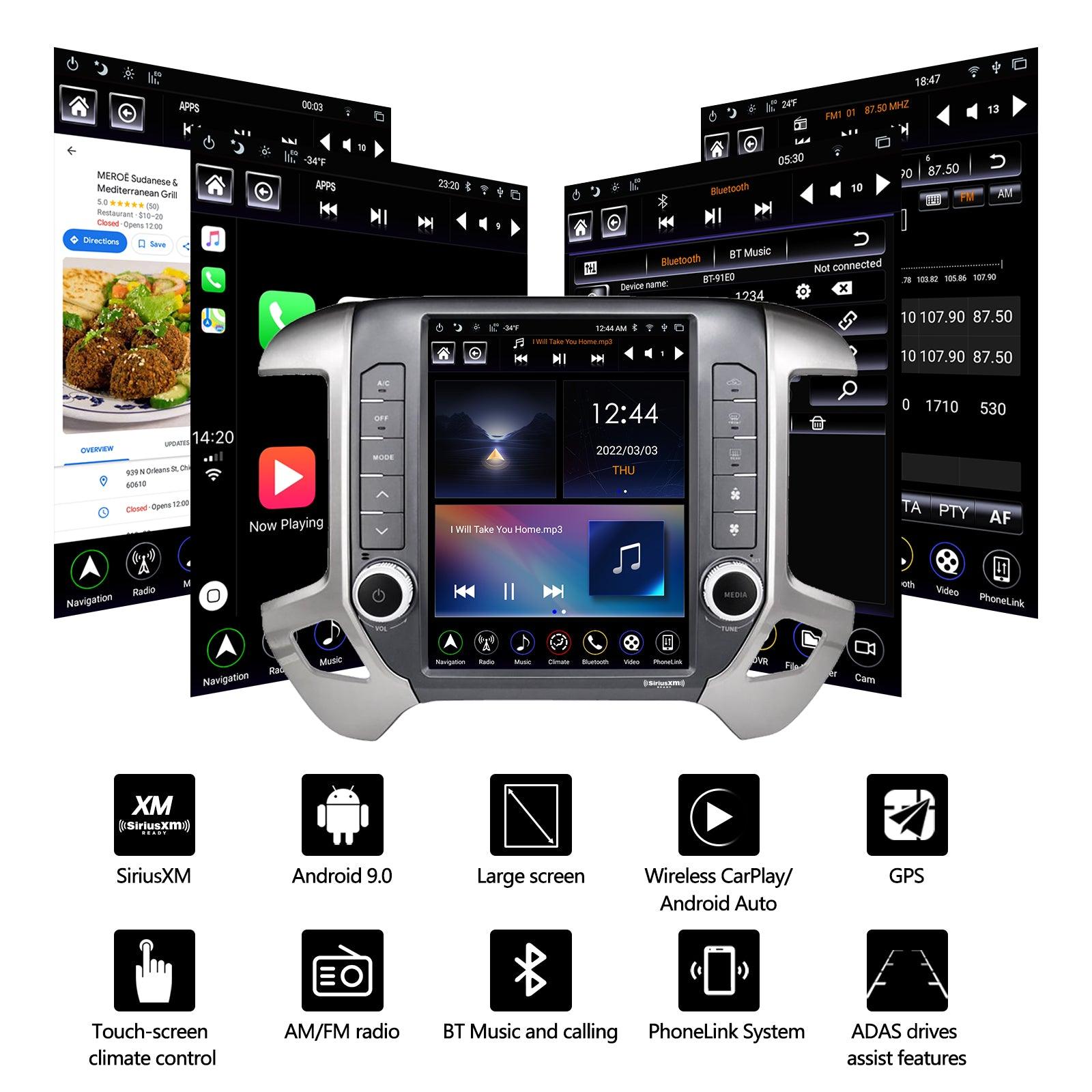 Linkswell 2014-2020 Tundra Gen 5 T-Style 12.1 inch Car Radio display picture