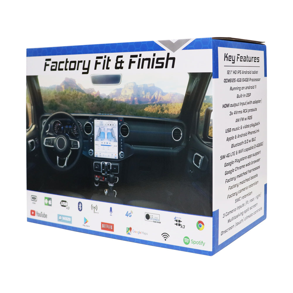 Linkswell 2018-2021 Jeep JL/Gladiator T-Style Gen 6 Car Radio Packaging Box