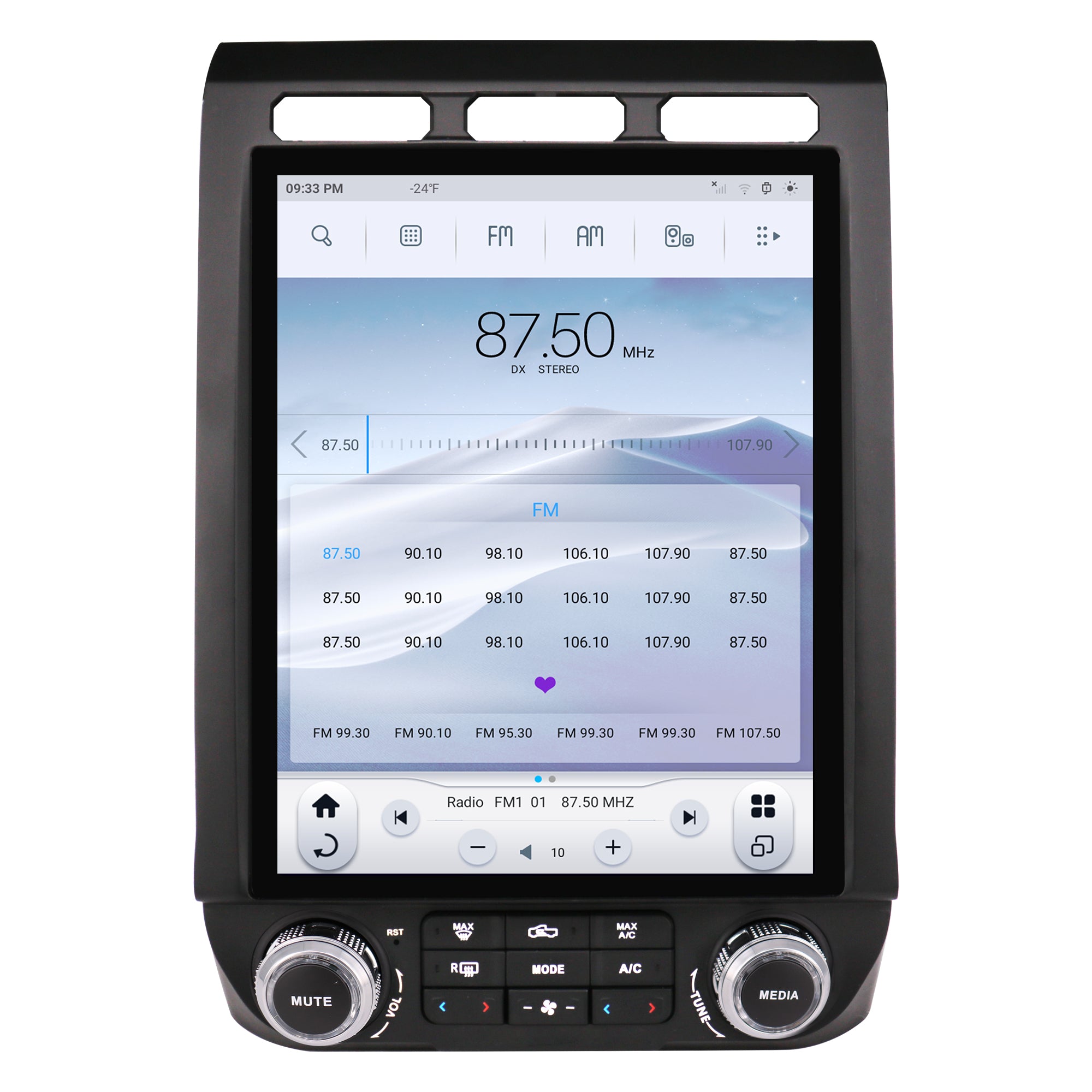 Gen 6 T-Style Radio for 2015-2022 Ford F150/Super Duty