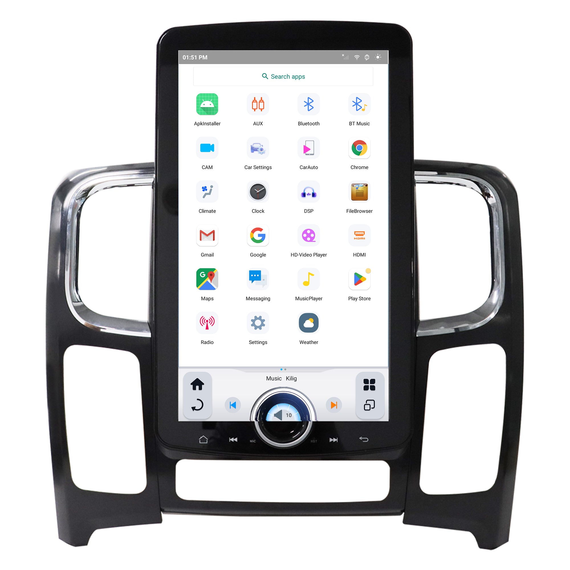 XL T-Style Radio for 2019-2022 RAM Trucks