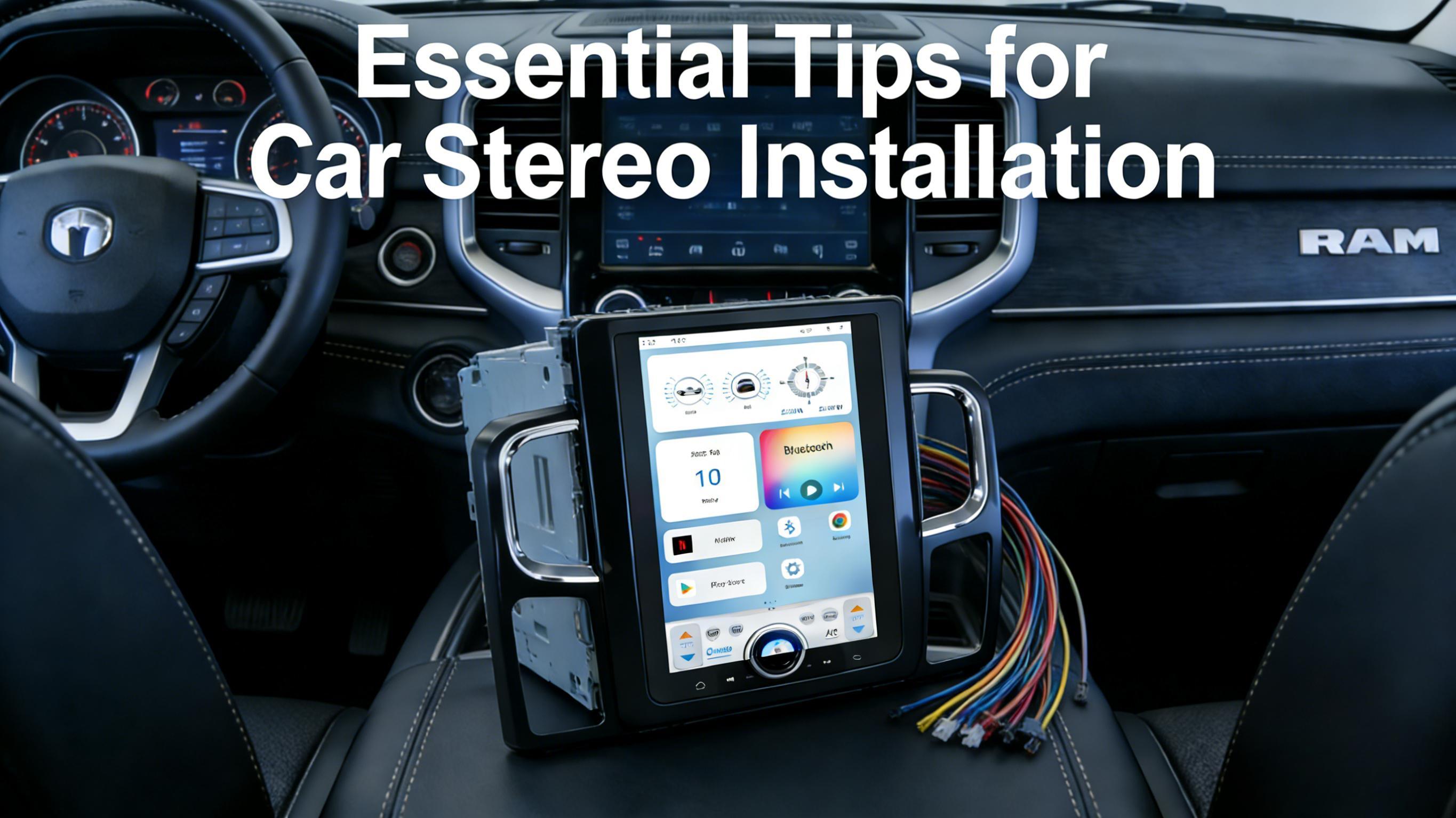Essential Tips for Car Stereo Installation