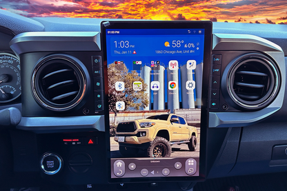 LINKSWELL GEN 6 13 inch Android 11 Car Stereo for Toyota Tacoma 2016-2023 T-Style Radio Head Unit Replacement Wireless CarPlay Android Auto 8+128G Support 4G SIM Card Quick Boot Wifi Bluetooth