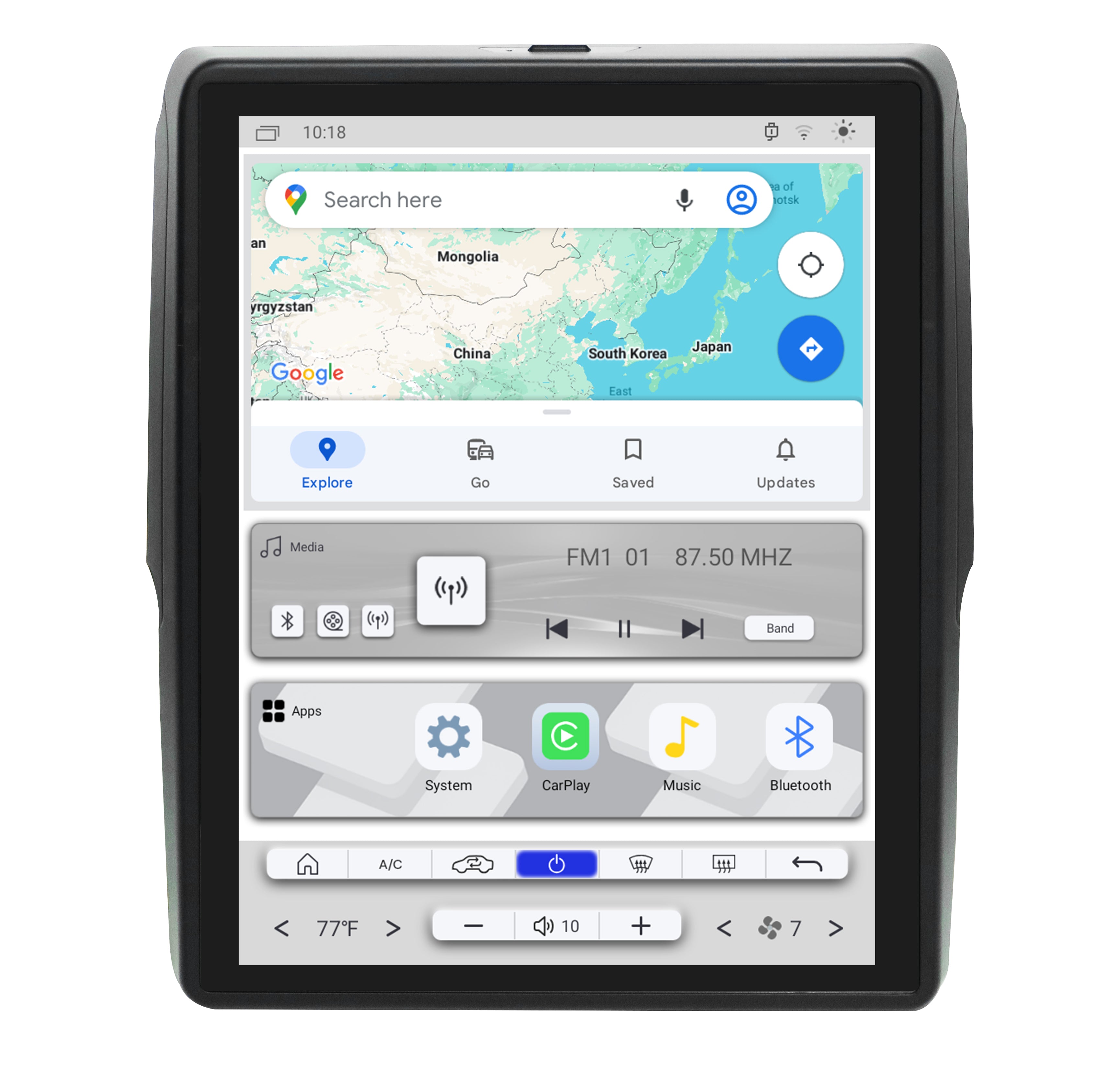 LINKSWELL T-style Lite 2 Car Radio Stereo for Dodge RAM 2013-2018 / Classic Body Style 2019-2024 with Wireless CarPlay & Android Auto, Dual WiFi & Bluetooth, GPS