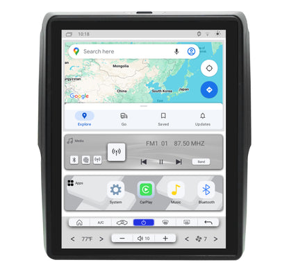 LINKSWELL T-style Lite 2 Car Radio Stereo for Dodge RAM 2013-2018 / Classic Body Style 2019-2024 with Wireless CarPlay & Android Auto, Dual WiFi & Bluetooth, GPS