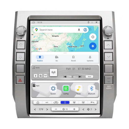 LINKSWELL T-style Lite 2 Car Radio Stereo for Toyota Tundra 2014-2022 with Wireless CarPlay & Android Auto, Dual WiFi & Bluetooth, GPS