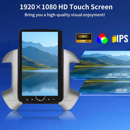 2014-2019 GM Trucks XL “T”-Style Car Radio Replacement with 15.6" Screen Android 11 Carplay FM/AM Bluetooth Support Rear Camera
