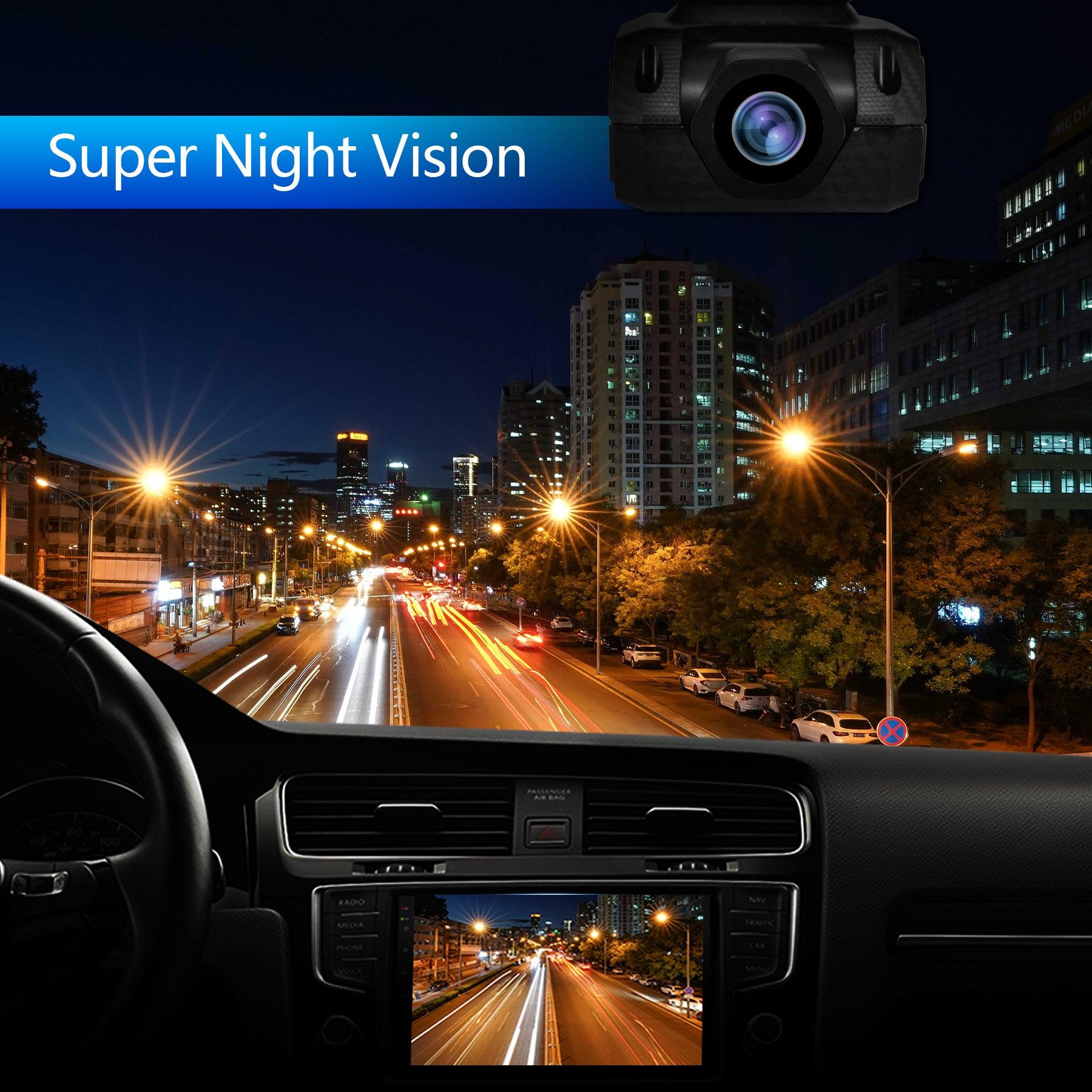 Dash Cam with 32GB Micro SD Card Ultra Clear Night Vision Driving Camera Wide-Angle Lens USB DVR Video Recorder