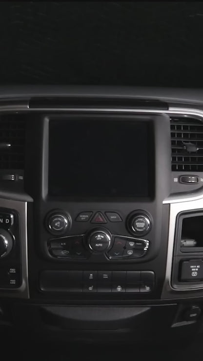 2013-2019 RAM Trucks XL “T”-Style Car Radio with Carplay Android Auto Bluetooth Navigation Support Youtube Video