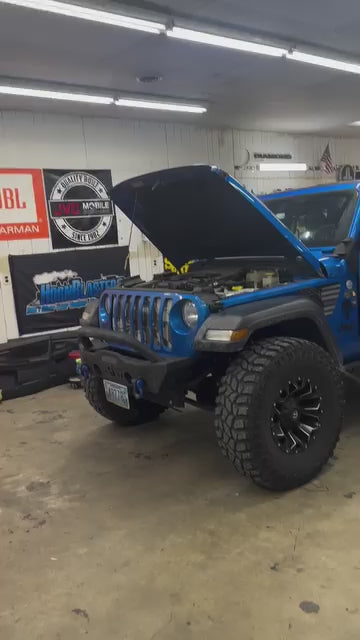 The 2018-2021 Jeep Wrangler JL/Gladiator T-Style Gen 6 Car Radio with 12.1" Screen Built-in FM/AM/RDS Wireless Carplay Android Auto DSP WIFI